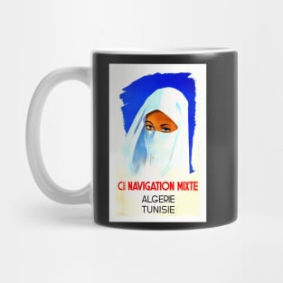 Algerie, Tunisie, Travel Poster Mug